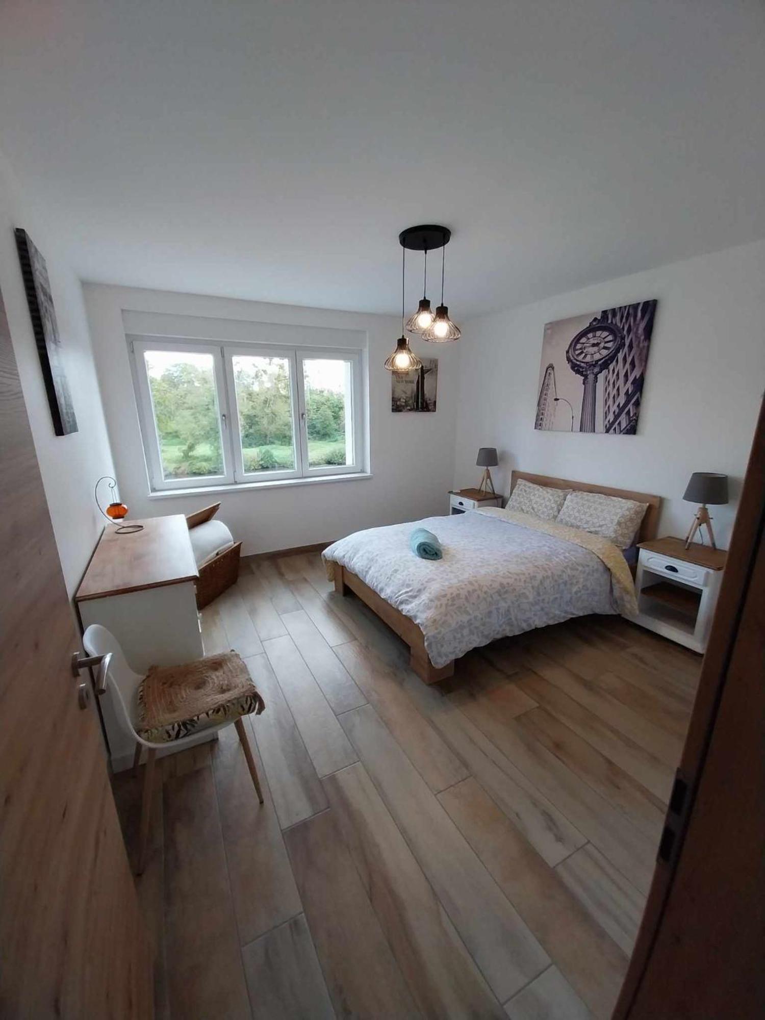 萨尔格米纳Le Bord De Sarre Meuble 3 Etoiles公寓 外观 照片